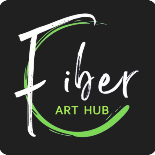 fiber art logo gray