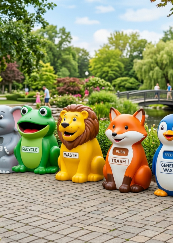 Animal Shape Dustbins