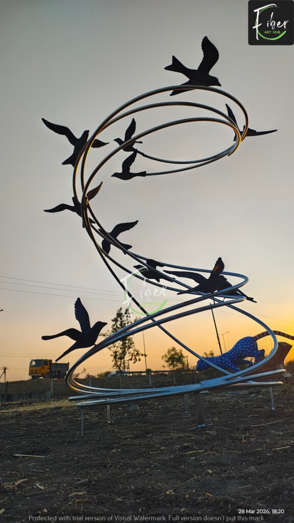 Home 1 Metal Sculptures