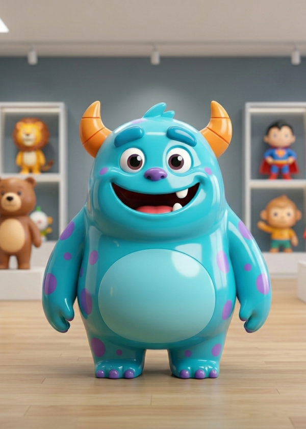 Cartoon Character Statues